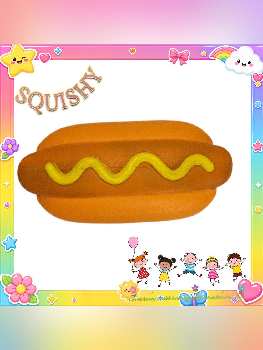*Viral* Jumbo Hot Dog Squishy Toy NEW